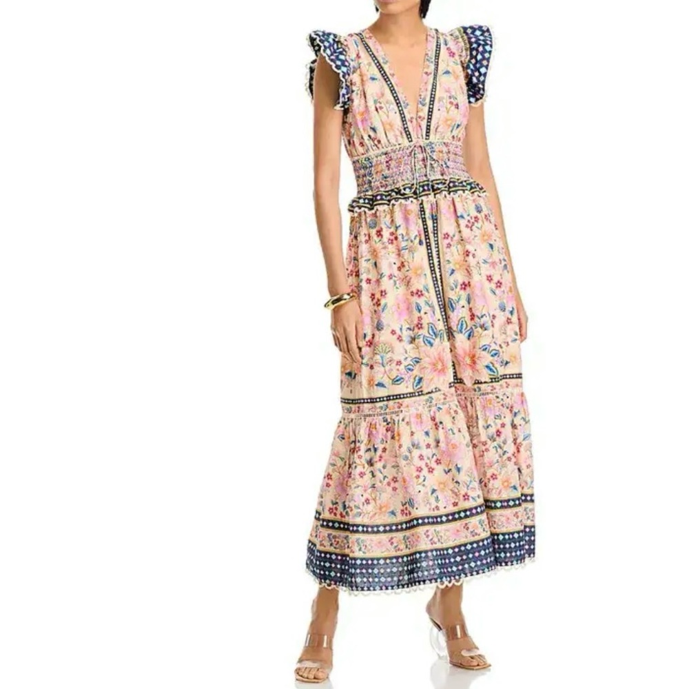 FARM Rio Multicolor Floral Maxi Dress
